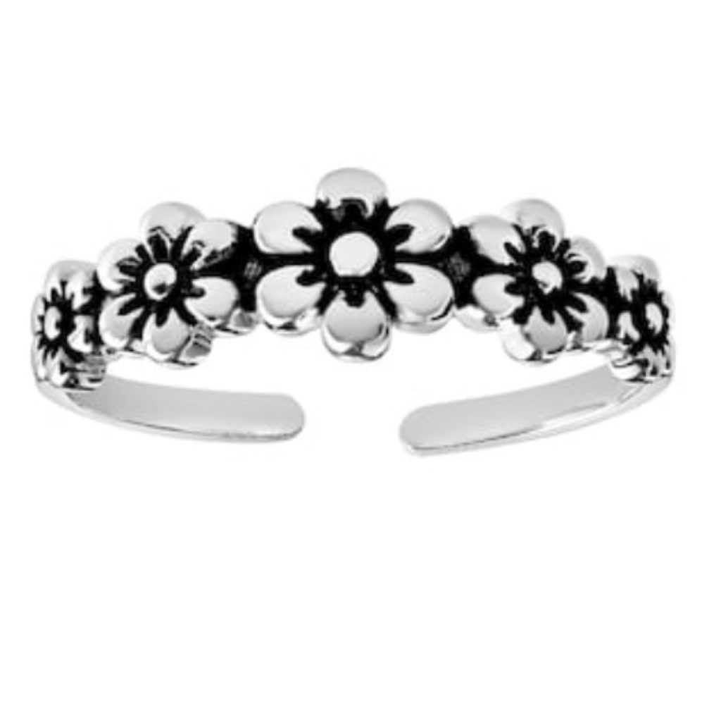 Flower Toe Ring